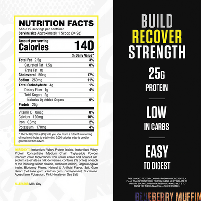 RYSE Supplements   Loaded Protein 27 Servings