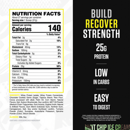RYSE Supplements   Loaded Protein 27 Servings