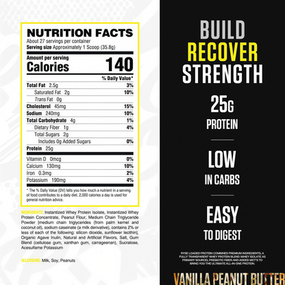 RYSE Supplements   Loaded Protein 27 Servings