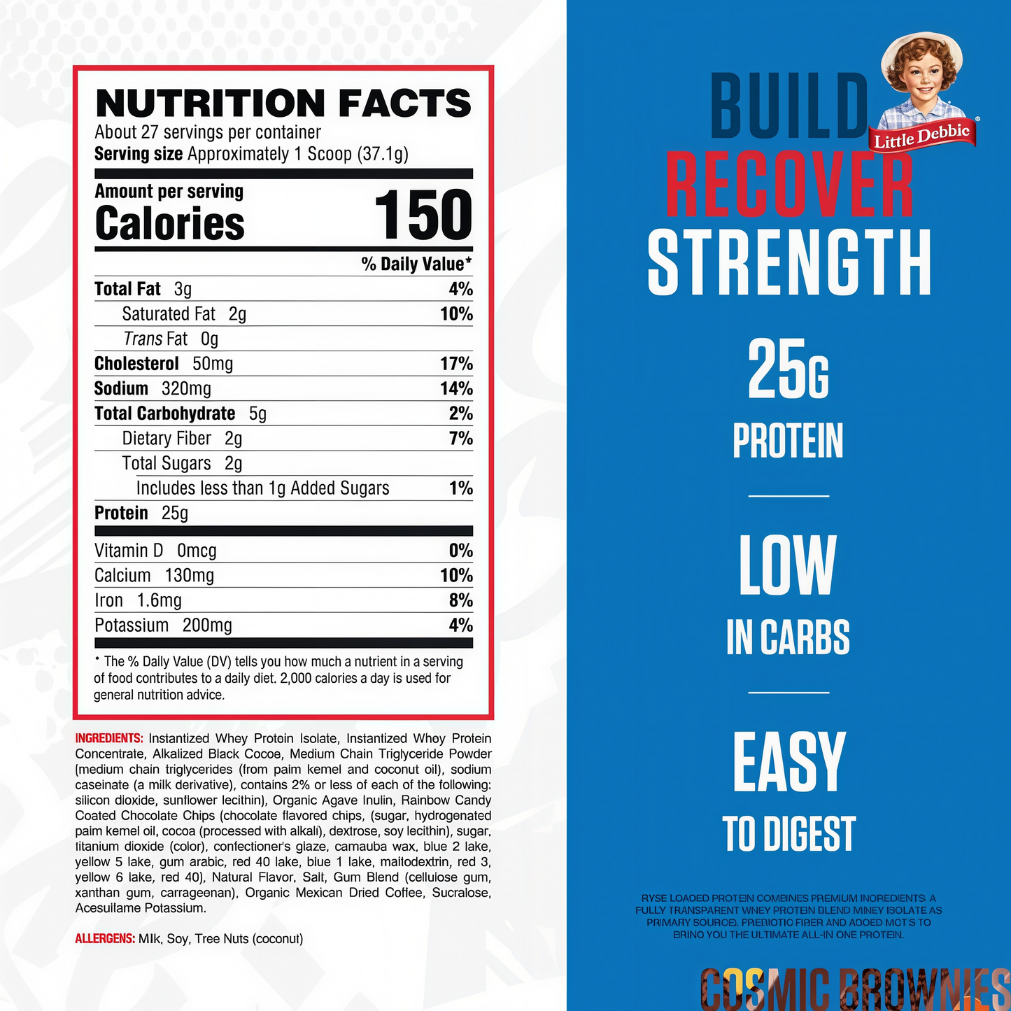 RYSE Supplements   Loaded Protein 27 Servings