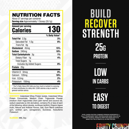 RYSE Supplements   Loaded Protein 27 Servings