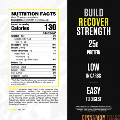 RYSE Supplements   Loaded Protein 27 Servings